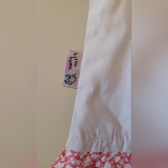 Little home baby girl 6-9 mos cotton skirt suit - daddy's little ladybug - Picture 3 of 8